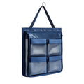 Kfxdg Hanging Toiletry Bag for Travel - Waterproof Travel Organizer with Hook - Large Capacity Cosmetic Bag for Men & Women - Navy Blue