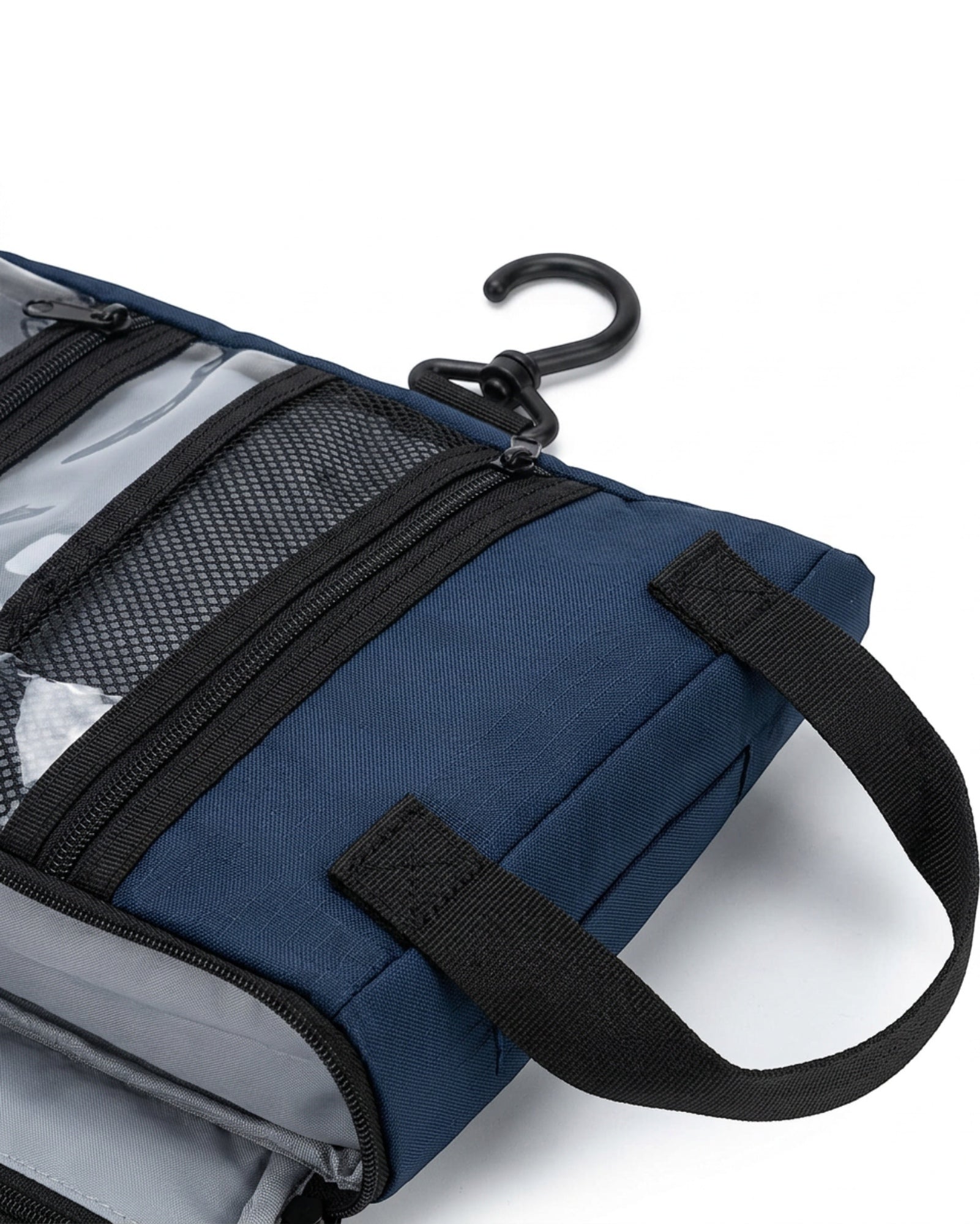 Kfxdg Hanging Toiletry Organizer Four Compartments Navy - Detail view