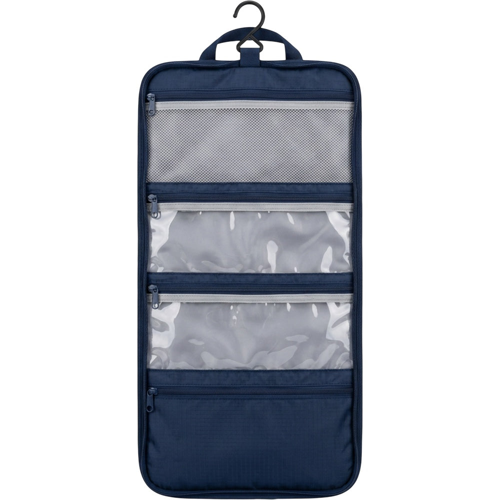 Kfxdg Hanging Toiletry Organizer Four Compartments Navy - Product view